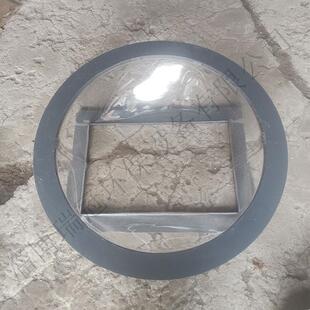 风管连接件PP软连接方转圆耐酸碱透明软连接天圆地方风机配件