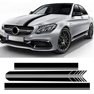 适用于奔驰C级W205C63C43C205A205S205AMG全车贴贴纸A118
