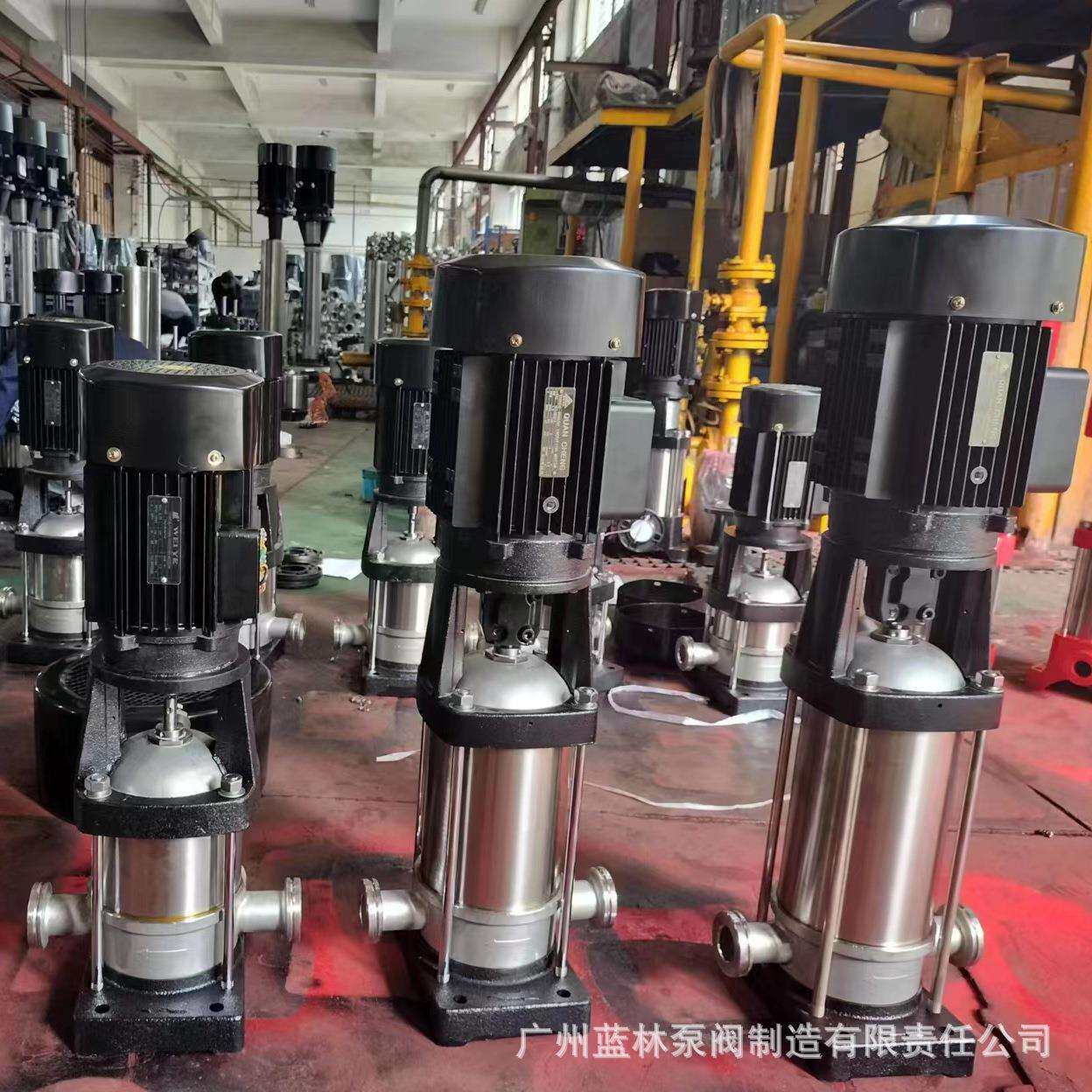 304不锈钢立式多级离心泵CDLF12-100高压管道清洗泵