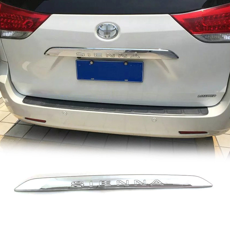 专用进口15-20款塞纳后饰条后备厢装饰条Toyota Sienna改装配件