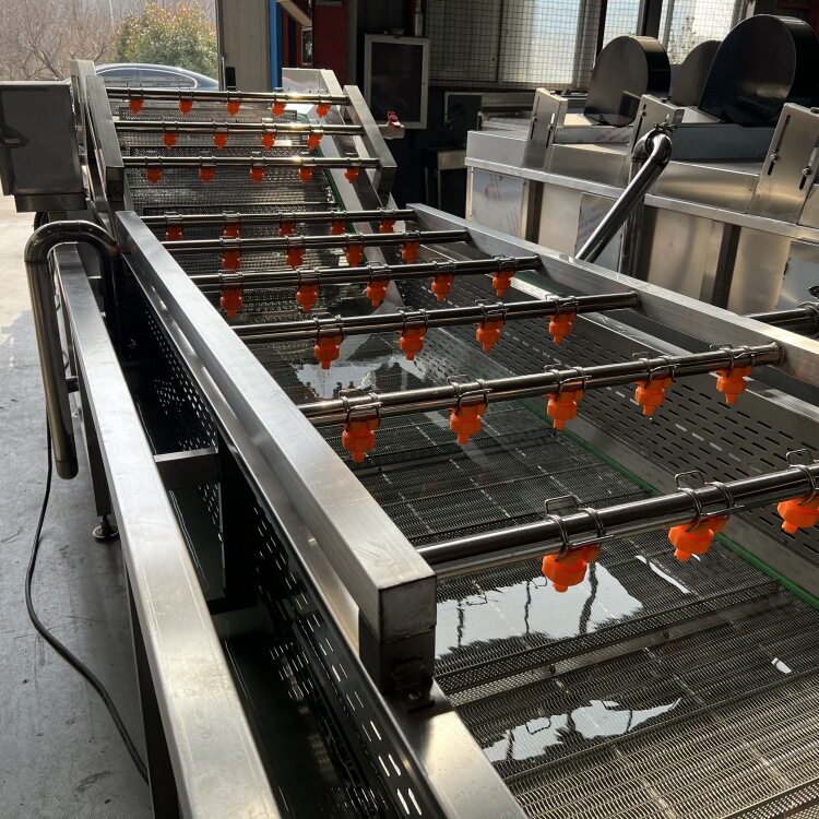 新品蔬菜气泡清洗机全自动毛辊清洗机不锈钢红薯土豆毛刷洗泥机