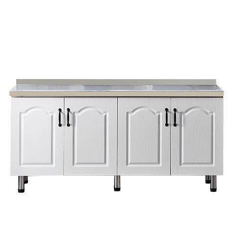 简易橱柜家用厨房不锈钢橱柜组装洗碗柜经济型出租房灶台柜储物柜