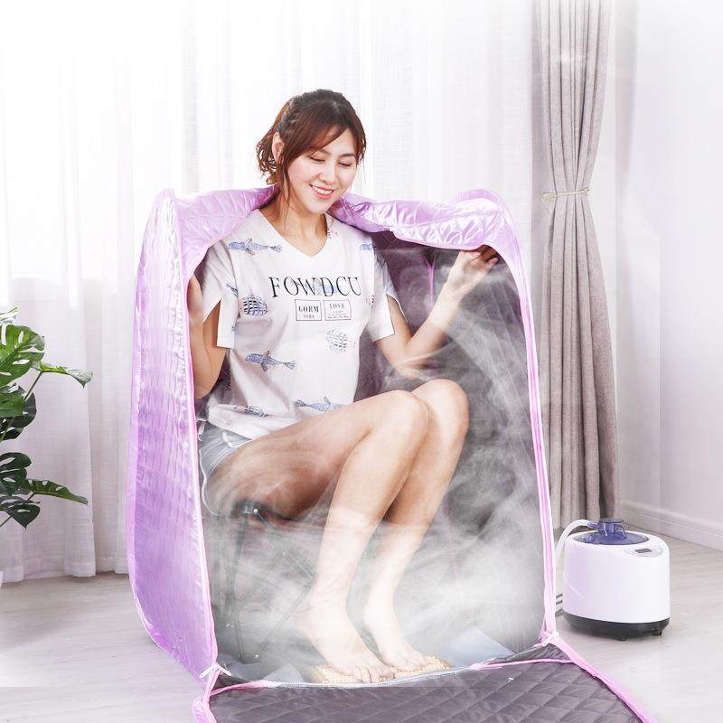 加厚折叠家用汗蒸箱蒸汽桑拿浴箱汗蒸房韩式熏蒸机月子满月发汗机