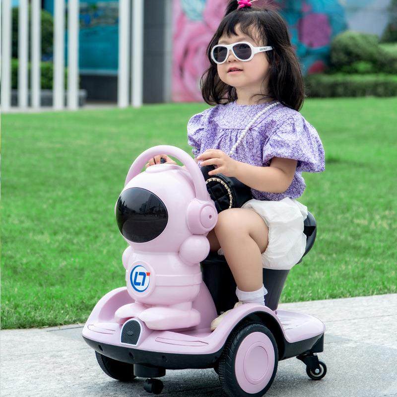 儿童电动四轮车室内瓦力车万向轮电动汽车男女宝宝可坐遥控卡丁车