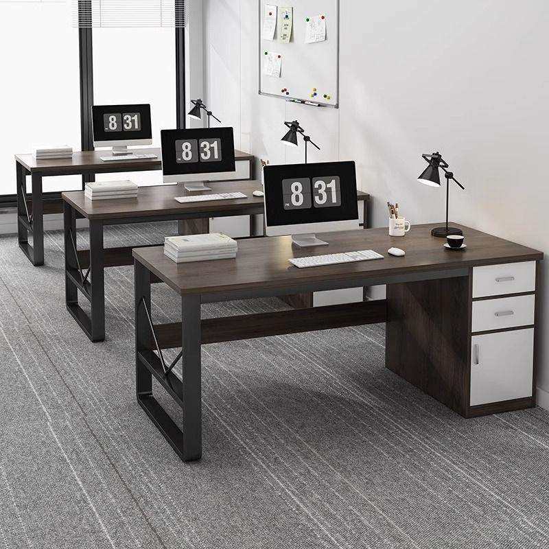 职员办公桌简约现代办公室桌子简易员工位桌椅组合家用书桌电脑桌