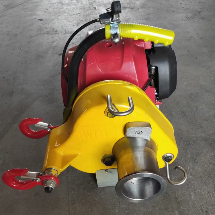 新款手提便携式2吨绞磨机汽油轻便型绞磨牵引机电动遥控卷扬机