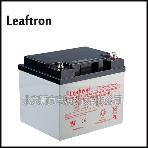 Leaftron蓄电池LT12-18船舶照明12V18AH监控、工业电源后备应急