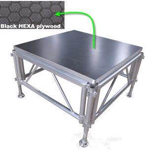 订制户外演出舞台拼装大小活动舞台高度可调节铝合金舞台桁架