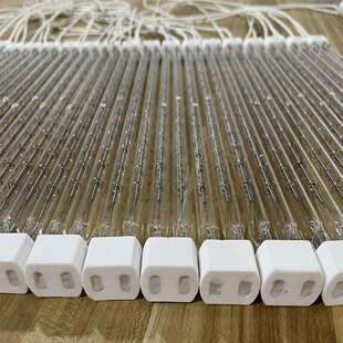 双孔红外线加热灯管双管石英加热管短波卤素加热管近红外线加热管