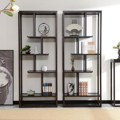 新中式实木博古架展示柜置物架茶室柜多宝阁茶架古董架尊宠直销