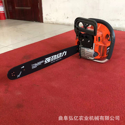 轻便手持小型汽油伐木锯果园树枝修剪链条锯南方毛竹甘蔗切割油锯