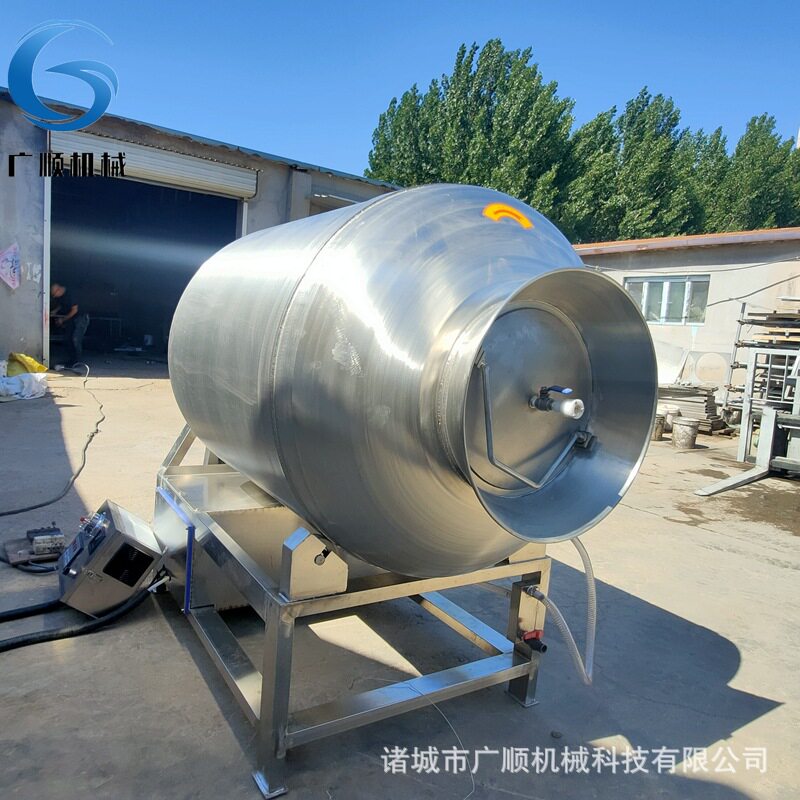 真空滚揉机 肉制品腌制搅拌机 牛羊鸡鸭肉快速腌制滚揉机设备图片