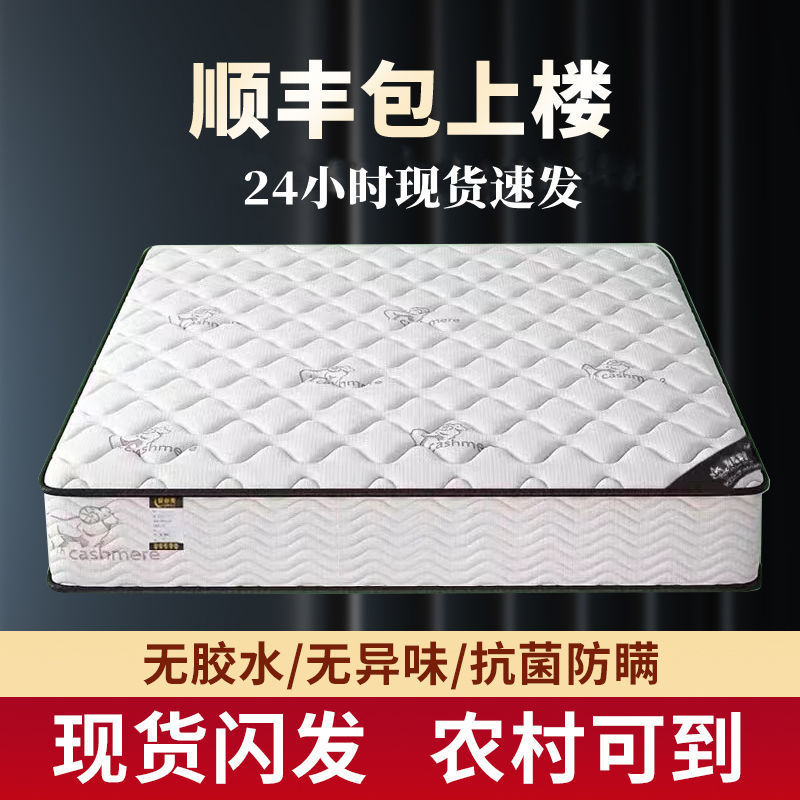 海马席梦思弹簧床垫十大名牌软硬两用经济型乳胶椰棕家用租房