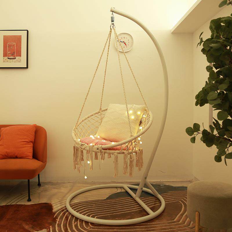 网红吊椅秋千家用室内摇篮椅卧室少女吊篮椅子房间阳台悬挂式吊椅