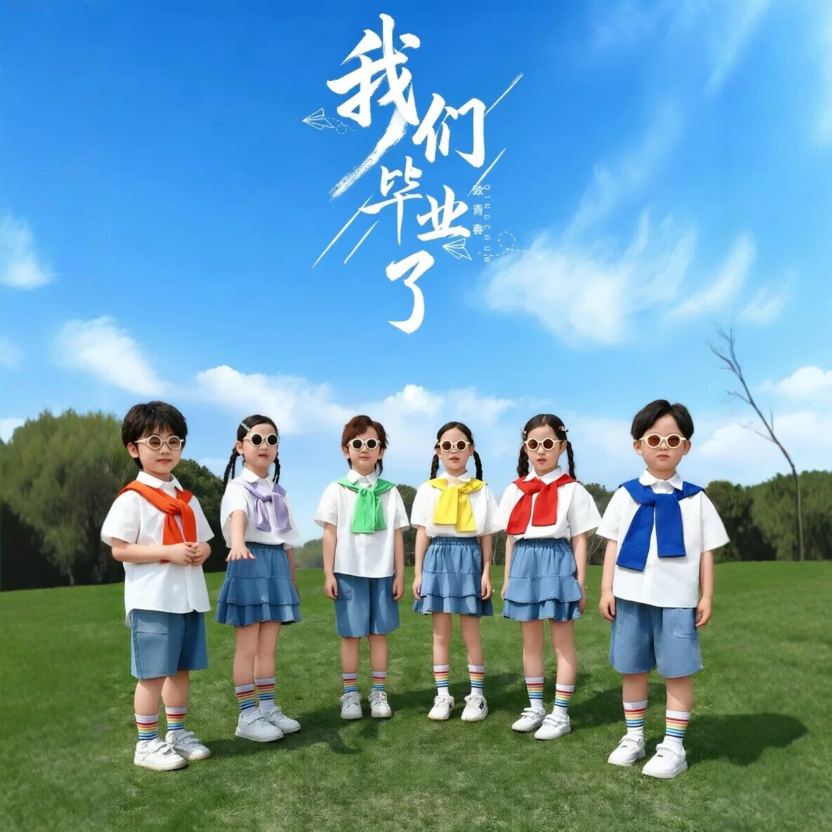 六一儿童表演可爱洋气演出服
