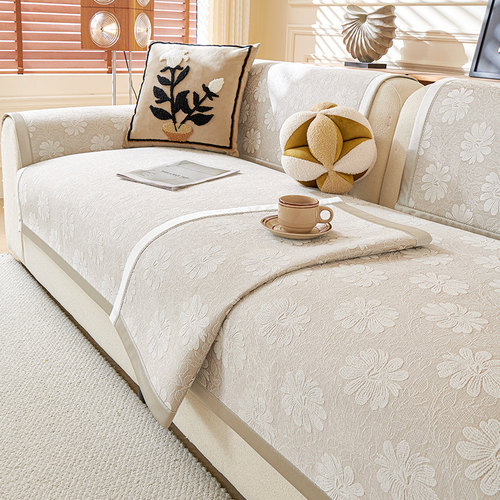 雪尼尔轻奢高端四季通用沙发坐垫