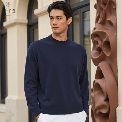 纯羊绒衫半高领可机洗长袖