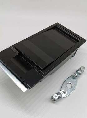 MSH-04配二点钢栓黑色面板锁，箱变锁，机箱机柜门锁