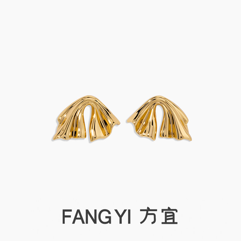 方宜FANG YI 【新品】丝带蝴蝶结日常氛围感耳饰 FY055