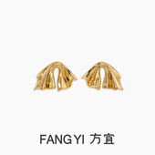 丝带蝴蝶结日常氛围感耳饰 方宜FANG FY055