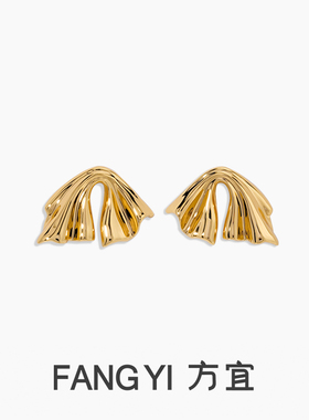方宜FANG YI   丝带蝴蝶结日常氛围感耳饰 FY055