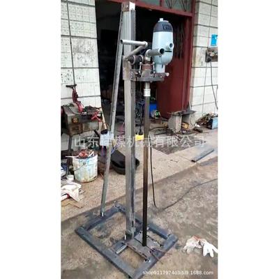 小型民用家用打井机钻井机钻杆钻头电动打井机折叠式支架式打井机