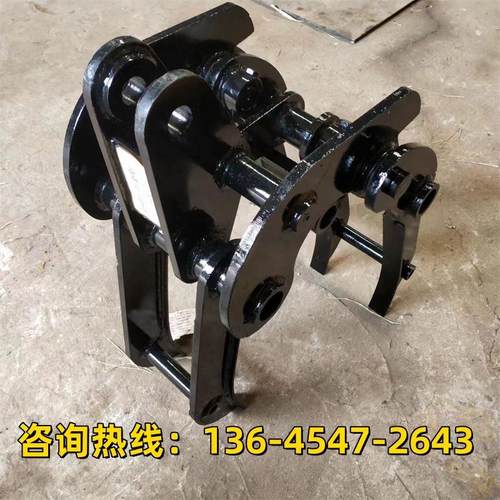 微挖机机械抓木器 夹木材夹树枝抓石头机 3+2木材夹子