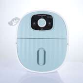 供应蓝色足浴盆自动加热养生洗脚盆家用电动按摩小型泡脚桶足浴器