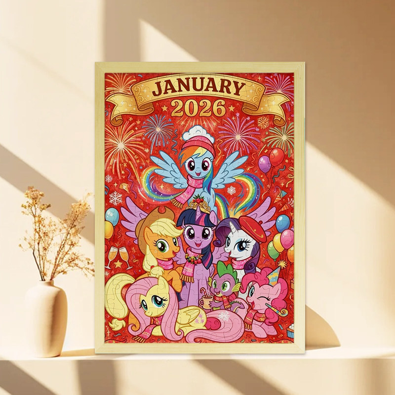 小马宝莉2026木质拼图1000片6岁以上儿童益智玩具女生礼物带框摆,模玩/动漫/周边/娃圈三坑/桌游,动漫挂件/文具,淘宝优惠券,粉丝福利购,淘宝优惠卷