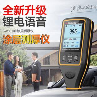 SNDWAY/涂层测厚仪漆膜仪汽车漆面检测仪测漆仪薄膜厚度检