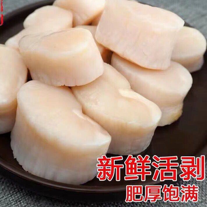 非合成日料大号雪花带子肉新鲜带子柱 冷冻元贝柱瑶柱扇贝丁海鲜