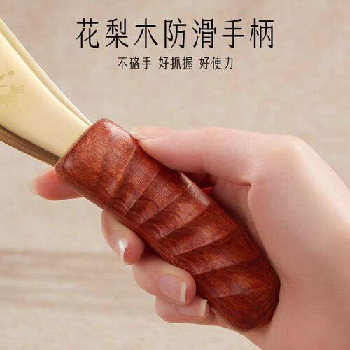 天猫纯黄铜虎符砭刮痧板全