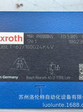 R901000845 DBET-6X/100G24K4V Rexroth / 液压阀 / 全新原装