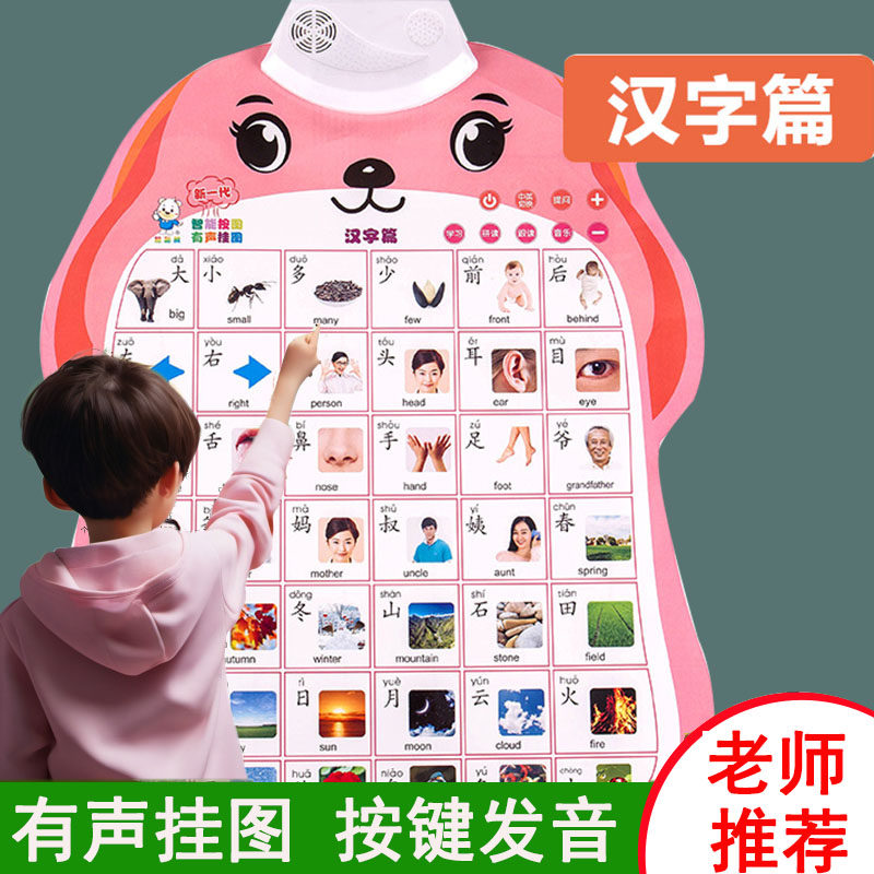 幼儿童有声挂图早教发声墙贴画宝宝读物认知识数字拼音点读学习,玩具/童车/益智/积木/模型,玩具挂图/认知卡,淘宝优惠券,粉丝福利购,淘宝优惠卷