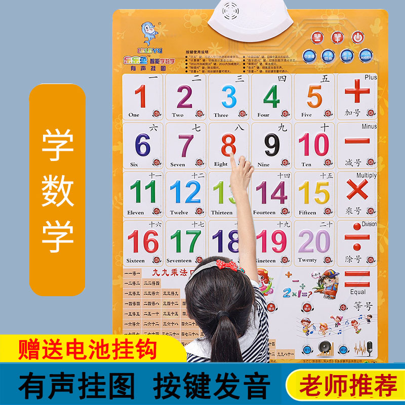 有声挂图儿童早教学习加减乘除法