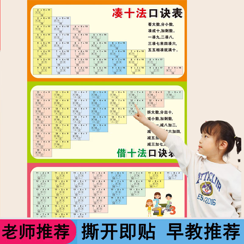 10以内数的分解与加减挂