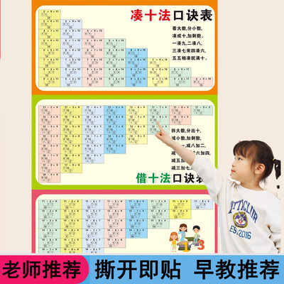 10以内数的分解与加减挂