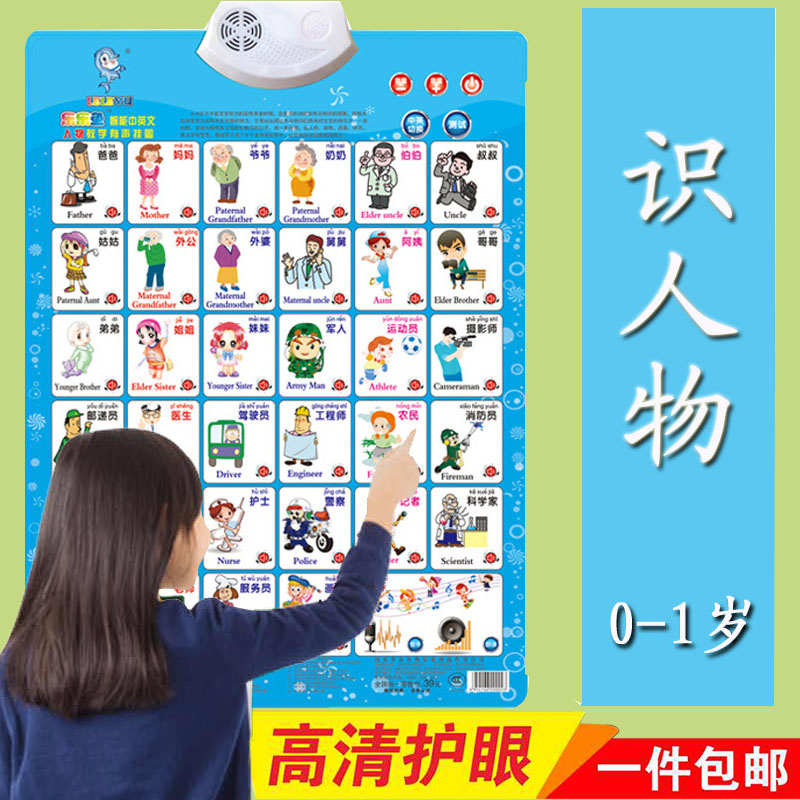 宝宝有声早教挂图儿童学习认知卡