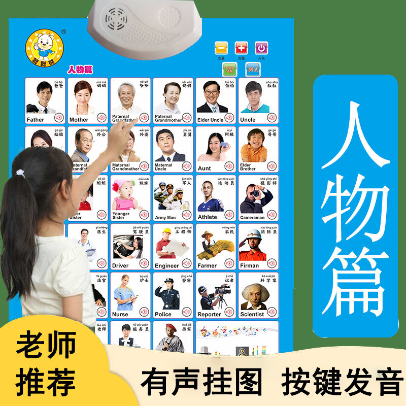 儿童早教有声挂图幼儿启