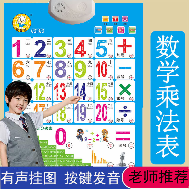 宝宝认数字早教有声挂图