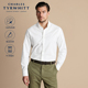 CHARLES 男 型白色简约纯色休闲衬衣牛津纺衬衫 TYRWHITT超修身 版