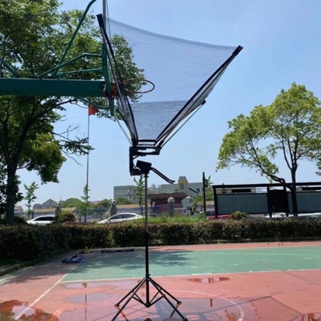 投篮训练器回球机免捡球篮球训练器便携式移动三分回球网自动家用