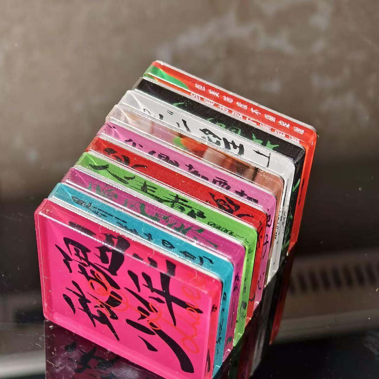 亚克力加厚满磁方形冰箱