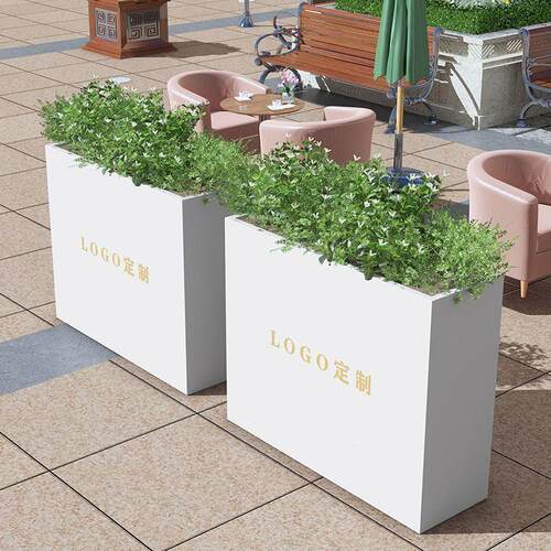 定制户外不锈钢花箱室外