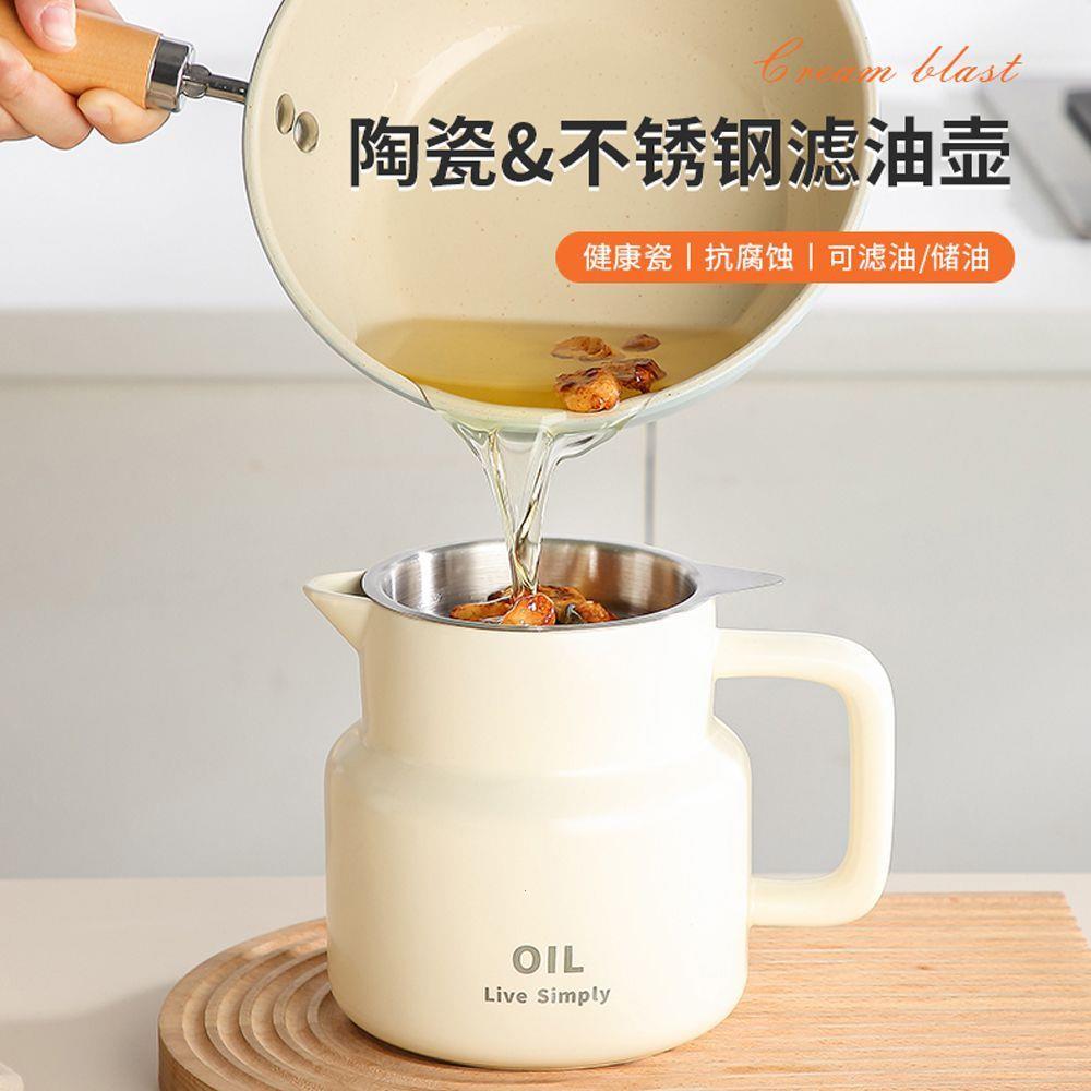 猪油罐家用陶瓷耐高温食