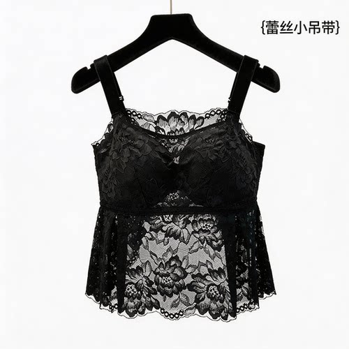 夏季大码轻薄软蕾丝吊带背心