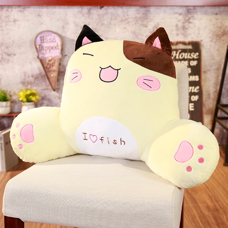 汽车沙发座椅靠垫办公室腰靠护腰垫靠枕床头腰枕办公室椅子靠背垫