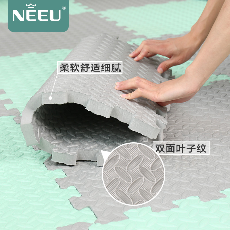 加厚大号泡沫地垫拼接客厅爬爬垫家用海绵地板垫榻榻米卧室爬行垫