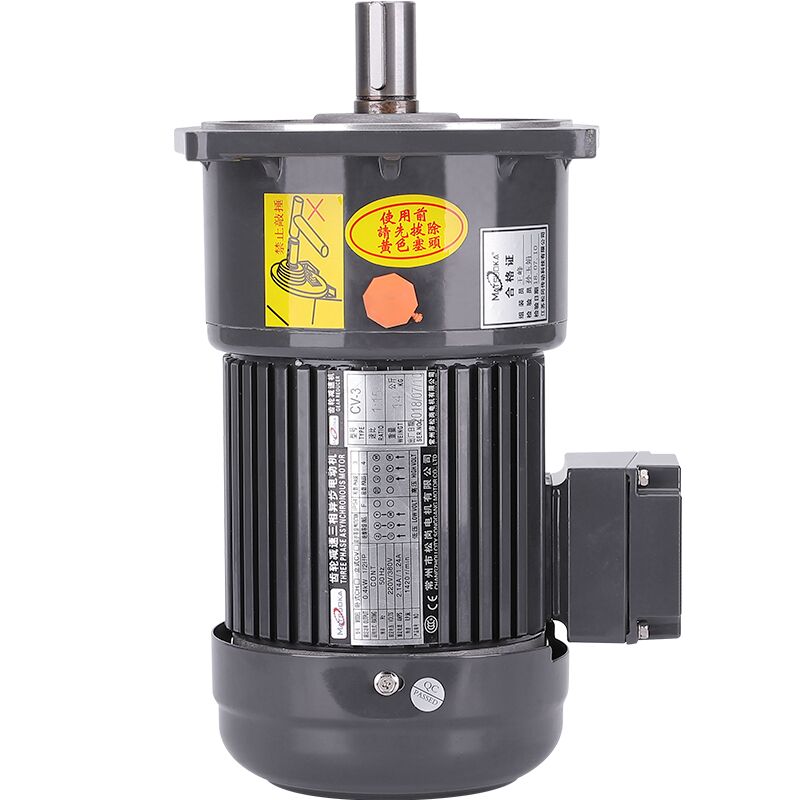 CH齿轮减速机电机三相380V调速变频交流220V小型400W立式两相马达