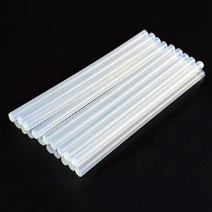高粘热熔胶棒 7mm透明胶条11mm白色热溶胶封箱胶家用手工胶枪胶条